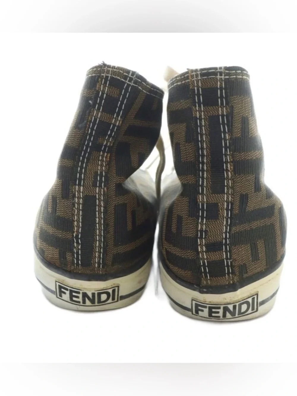 Vintage Fendi Zucca Print High Tops